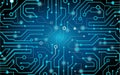 Abstract Circuit board seamless pattern, background for web and print use Royalty Free Stock Photo