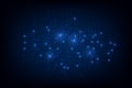 Abstract circuit networking blockchain concept background Royalty Free Stock Photo