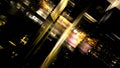 Abstract circuits and glow squares, luminous 3d objects, tilt-shift lenses, richly detailed backgrounds, symmetrical chaos,