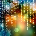 Abstract circular bokeh background