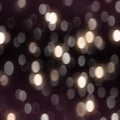 Abstract circular bokeh background of Christmas light. Festive background Royalty Free Stock Photo