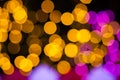 Abstract circular bokeh background of Christmaslight Royalty Free Stock Photo