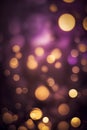 Abstract circular bokeh background of Christmaslight. Festive background.