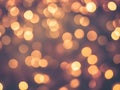 Abstract circular bokeh background of Christmaslight. Royalty Free Stock Photo