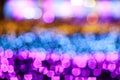 Abstract circular bokeh of city nigh light using as background Royalty Free Stock Photo