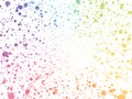 Abstract circular color background