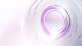Abstract Technology Background with Purple Circular Pattern Royalty Free Stock Photo