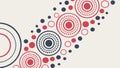 Abstract Circular Dot Pattern Vector Design Generative AI Royalty Free Stock Photo