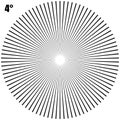 Abstract Circular Geometric Burst Rays On White. EPS 10 vector