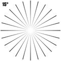 Abstract Circular Geometric Burst Rays On White. EPS 10 vector