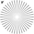 Abstract Circular Geometric Burst Rays On White. EPS 10 vector