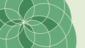 Abstract Circular Geometric Pattern, Intersecting Lines Design, vector design Generative AI Royalty Free Stock Photo