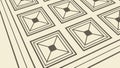 Abstract Circular Geometric Pattern, Symmetrical Repeating Design, vector design Generative AI Royalty Free Stock Photo