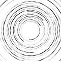 Abstract circular halftone dots form. Logo design.Vector illustration background.
