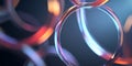 Abstract Circular Light Patterns Vibrant Color and Dynamic Forms Royalty Free Stock Photo