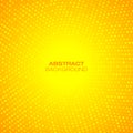 Abstract Circular Orange Background