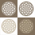 Abstract circular patterns