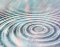 Abstract circular ripple