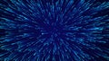 Abstract circular speed background. Starburst dynamic lines pattern. Abstract data flow background. 3D rendering Royalty Free Stock Photo