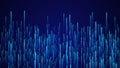 Abstract circular speed background. Starburst dynamic lines pattern. Abstract data flow background. 3D rendering Royalty Free Stock Photo