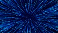 Abstract circular speed background. Starburst dynamic lines pattern. Abstract data flow background. 3D rendering Royalty Free Stock Photo