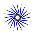 Abstract circular spiral transition fractal Royalty Free Stock Photo