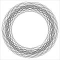 Abstract Circular Spirograph Geometric Pattern Royalty Free Stock Photo