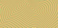 Abstract circular striped background. Pattern with optical illusion. 3D geometrical vector illustration