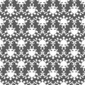 Abstract classical monochrome seamless pattern