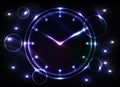 Abstract clock background Royalty Free Stock Photo