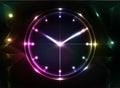 Abstract clock background