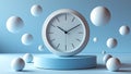 Abstract Clock Render Conceptual Time Visualization in 3D