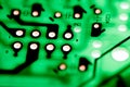 Abstract,close up of Mainboard Electronic background. logic board,cpu motherboard,circuit,system board,mobo Royalty Free Stock Photo