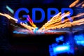 Abstract,close up of Mainboard Electronic computer background. GDPR,General Data Protection Regulation Royalty Free Stock Photo