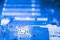 Abstract,close up of Mainboard Electronic computer background. cloud storage cloud ,storage Royalty Free Stock Photo