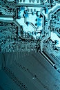 Abstract,close up of Mainboard Electronic computer background. cloud storage cloud ,storage Royalty Free Stock Photo