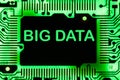 Abstract,close up of Mainboard Electronic computer background.Big data Royalty Free Stock Photo