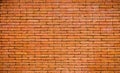 abstract close-up orange brick wall background Royalty Free Stock Photo