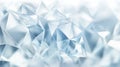 Abstract Glassy Triangles Forming a Crystalline Structure Royalty Free Stock Photo