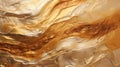 Abstract Golden and Silver Flowing Texture Royalty Free Stock Photo