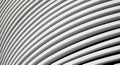 Abstract Pattern of Curved Parallel White Lines and Shadows background texture Royalty Free Stock Photo