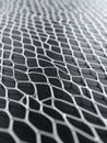 Abstract Close- Up of a Woven Metallic Mesh with Hexagonal and Organic Cell Patterns background Royalty Free Stock Photo