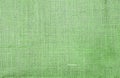 Abstract closeup green hessian texture background