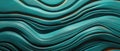 An abstract closeup of intricately detailed, organic brown and turquoise wooden waves, a mesmerizing blend, Ai Generated