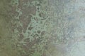Abstract Closeup Of Old Patina Metal Wall Texture