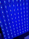 An abstract closeup of a RBG LED panel for lighting.