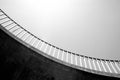 Abstract Closeup View of Pedestrian Walkway Footbridge Royalty Free Stock Photo