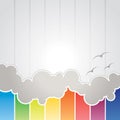 Abstract Cloud Background