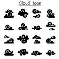 Abstract Cloud , Chinese Cloud , Curl cloud ,Decoration cloud, c Royalty Free Stock Photo