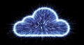 Abstract Cloud Computing Data Network Royalty Free Stock Photo